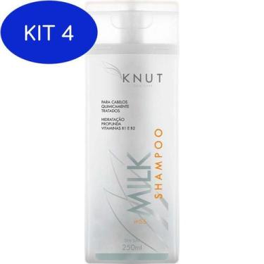 Imagem de Kit 4 Shampoo Milk 250 Ml - Knut Hair Care