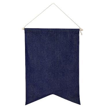 Imagem de PATIKIL Banner de exibição de pino esmaltado, tela de 33 cm de comprimento, suporte em branco, para pendurar na parede, para colecionar emblemas, coleção de bandeiras, organizador de livros, caixa de