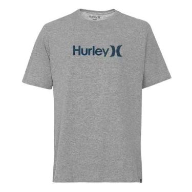 Imagem de Camiseta Hurley Silk Solid Mescla Cinza