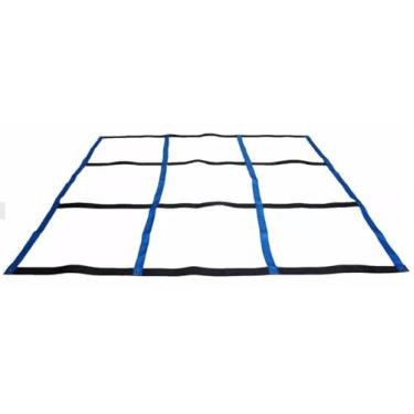 Imagem de Escadas de Agilidade Pro Trainer - Escada de Velocidade - Equipamento Para Treino Funcional - Exercícios - Corrida - Ginástica - Academia - Várias Cores (Azul, Quadrada)