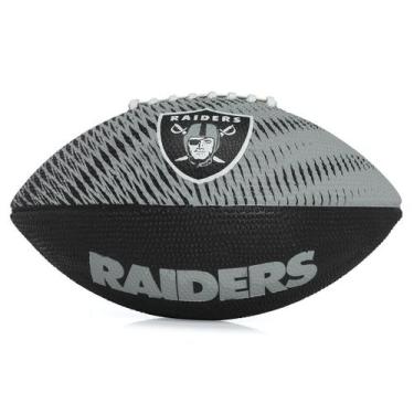 Imagem de Bola De Futebol Americano Wilson Nfl Team Tailgate Jr Las Vegas Raider