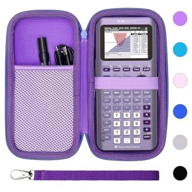 Imagem de Calculadora compatível com Texas Instruments TI-84 Plus CE/TI-84 Plus/TI-Nspire CX II CAS/TI-Nspire CX II/TI-83 Plus/TI-89 Titanium/TI-85 / TI-93 Color Graphing Calculator da XANAD (roxo)