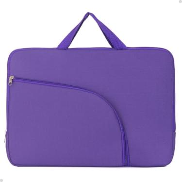 Imagem de Bolsa Para Carregar Notebook Macbook Bag Coleção Moderna (Roxo, 15.6")