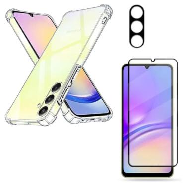 Imagem de Capa Capinha Anti Impacto + Película 9D Cerâmica + Película de Câmera Compatível Com Samsung Galaxy A35 - (Hard Glass Store)