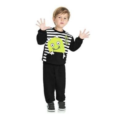 Imagem de Conjunto Bebê Menino Moletom Monstro-Masculino