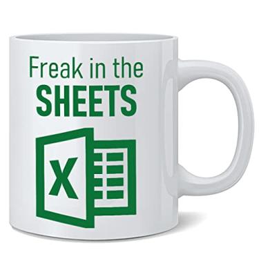 Imagem de Poster Foundry Freak In The Sheets Funny Office Work Humor Planilha Software Matemática Paródia Cerâmica Caneca de Café Xícara de Chá Divertida Novidade Presente 340 g
