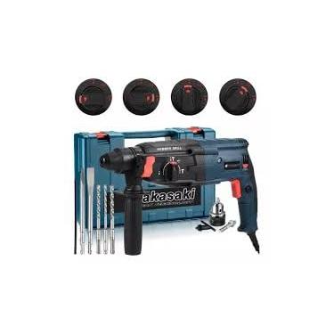 Imagem de Martelete Rompedor Rotativo Furadeira Impacto 1200W 12 Peças (110, Volts)