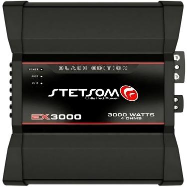 Imagem de Módulo Amplificador Digital Stetsom EX3000 Black 3000 Watts Rms 1 Canal - 4 Ohms