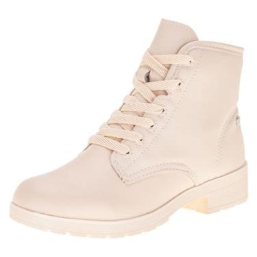 Imagem de Bota Infantil Menina Pink Cats Coturno Off-white 30