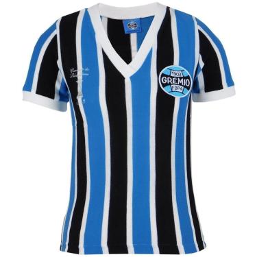 Imagem de Camisa Baby Look Feminina Grêmio Retrô 1983 Gola V Torcedor-Feminino