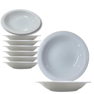 Imagem de Prato Fundo de Porcelana 21,5cm Classe Única Iguaçu Germer Branco