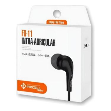 Imagem de Fone Com Fio Intra-Auricular Com Borrachinha PMCELL FO-11