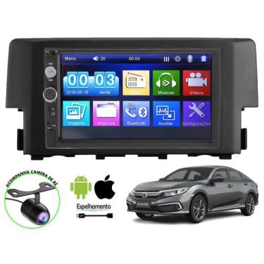 Imagem de Central Multimidia Honda Civic 2017 a 2021 Mp5 Bluetooth Usb Espelhame