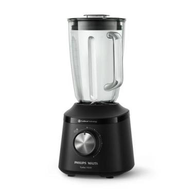 Imagem de Liquidificador Philips Walita Turbo com Jarra de Vidro, Preto, 110V
