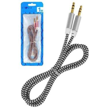 Imagem de Cabo auxiliar audio estereo reforcado 1m inova cbo-7382