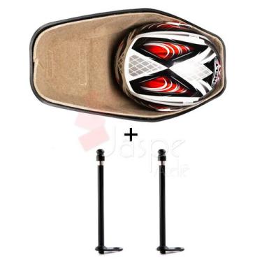 Imagem de Forração Honda ADV 150 Baú Forro Bege Scooter + 2 Antena - Jaspe Ateli