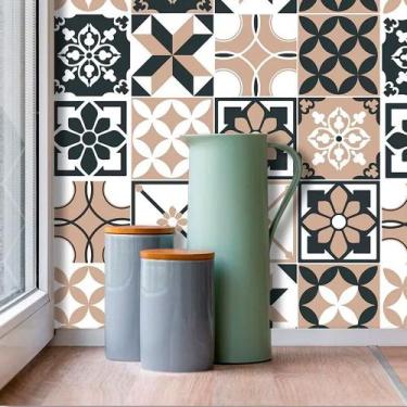 Imagem de Papel De Parede Auto Colante Azulejo Para Cozinha 10M - PAPELEPAREDE