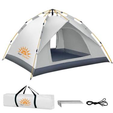 Imagem de Barraca para Camping até 4 Pessoas Impermeável Expansão Automática Abe