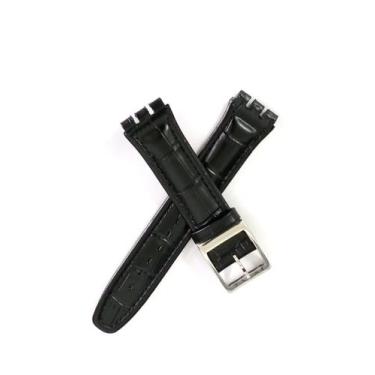 Imagem de Pulseira Relógio Couro 19mm Para A Marca Swatch Irony.LC56 - Savoy, Pr