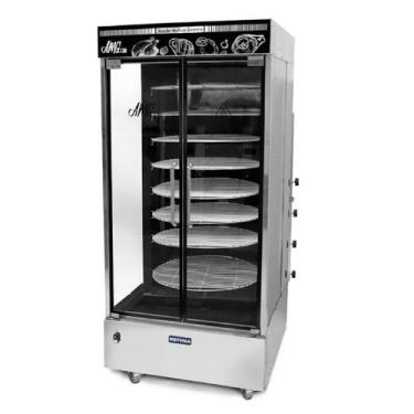 Imagem de Assador Rotativo a gás  8 prateleiras  130Kg  Metvisa  - AMG120 - 127V