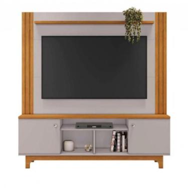 Imagem de Home Para TV 65 Polegadas Bálsamo Ripado Pés MDF Usinados JCM Movelari