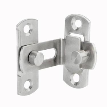 Imagem de Trava Tranca Angular 90º Graus Canto Janela Fechadura Porta - PEN TECH