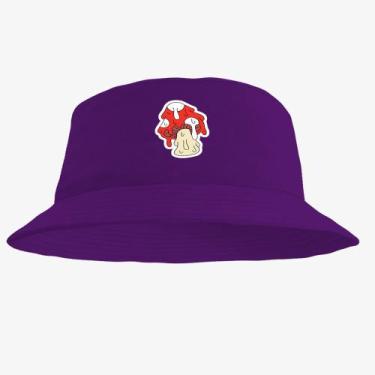 Imagem de Boné Chapéu Bucket Hat Estampado Cogumelo - MP Moda Masculina, Único, 
