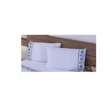 Imagem de Kit 2 Fronha 200 Fios 90x50 + 2 Big Travesseiro Silicone - THAIS ENXOV