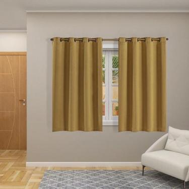 Imagem de Cortina Blackout Corta Luz 70% Sala Quarto 4,00x2,70 Metros - BEAUTY C