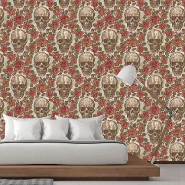 Imagem de Papel de Parede Adesivo - Caveiras - 907ppd - Allodi