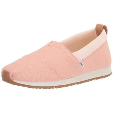 Imagem de TOMS Tênis infantil unissex Alpargata Resident Heritage lona, Blush pêssego, 4 Big Kid