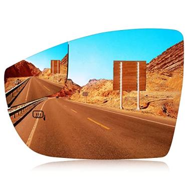 Imagem de Espelho retrovisor convexo aquecido do lado esquerdo do motorista com suporte traseiro de substituição para Ford Focus CM5Z-17K707-H 2012-2018