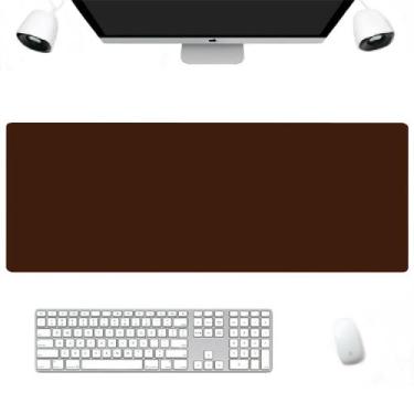 Imagem de Deskpad couro gamer escritório mesa decoração 80x30 - GENERTOY