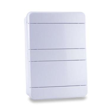 Imagem de Quadro Distribuição Embutir Forceline Branca 16 Disjuntor Din