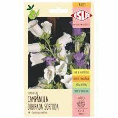 Imagem de Sementes Campanula Dobrada Sortida 100mg - Isla