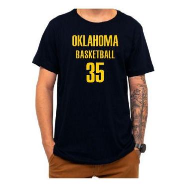 Imagem de Camiseta Basquete Oklahoma Basketball Número 35 Esportiva - Loja Click