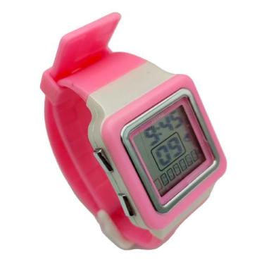 Imagem de Relógio infantil Criança Digital quadrado pulso Prova D'água - HHW, Ro