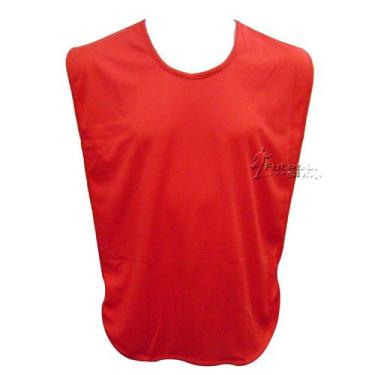 Imagem de Colete Esportivo Adulto Liso Futebol Shop, Vermelho, G