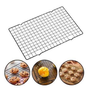 Imagem de Grade Para Resfriar Alimentos Assados Fritos Torresmo Bolo Cookies - C