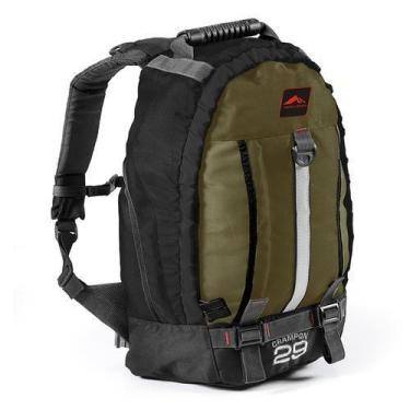 Imagem de Mochila Trilhas & Rumos Crampon 29L Verde Preto