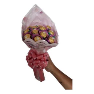 Imagem de Buquet Com 12 Bombons Ferrero Rocher Presente romântico