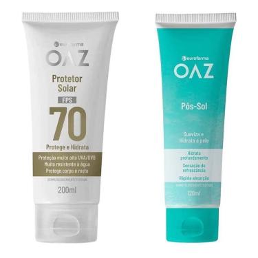 Imagem de KIT Protetor Solar + Pós-Sol Gel OAZ Eurofarma 120ml