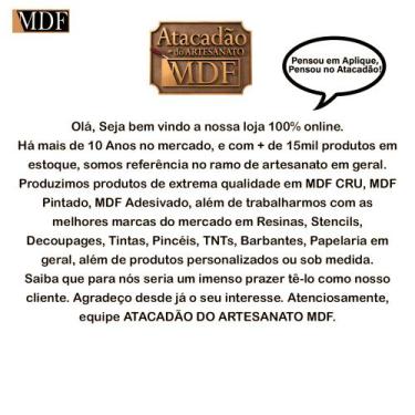 Imagem de Aplique Trigo com Coroa Rei 10x9 Kit 10un Mdf Cru Madeira - ATACADÃO D
