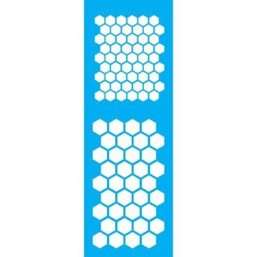 Imagem de Stencil Opa 10 x 30 cm - Favos de Mel - 1477 - Opa Criando Arte