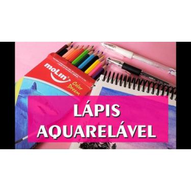 Imagem de Lápis de cor - aquarelável - c/12 - molin
