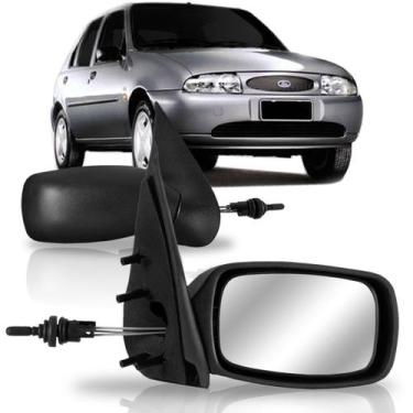 Imagem de Retrovisor Fiesta 1996 A 2002 Manual - RETROVEX, Direito