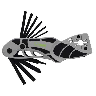 Imagem de HME Conjunto de chaves de flecha e amolador Broadhead, preto, tamanho único