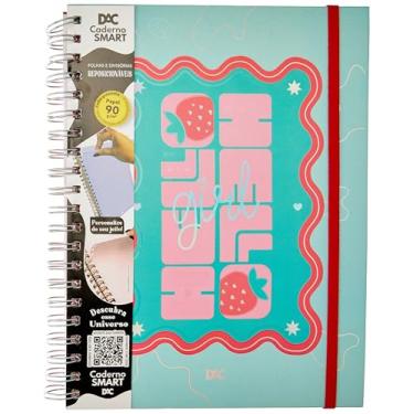 Imagem de DAC - Caderno Smart Universitário com 80 folhas Reposicionáveis (90g) Hello - Fechamento em Elástico