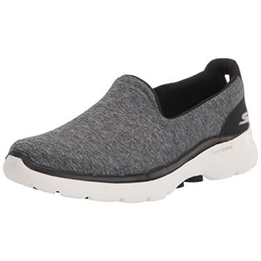 Imagem de Skechers Tênis feminino Go Walk 6-Grand Horizon, Preto/branco, 5 Wide