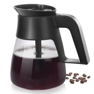 Imagem de Cafeteira de substituição CM401 com 10 xícaras para cafeteira Ninja Specialty Hot & Iced Coffee, compatível com CM371 CM400 CM300 CP300 CP301, jarra de vidro Ninja com tampa